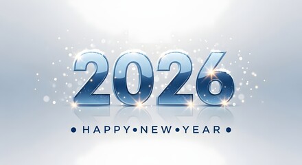 Happy New Year 2026 design. Happy New Year 2026 celebration.