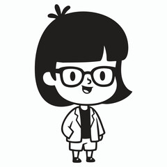 Playful Cartoon Character Clipart.