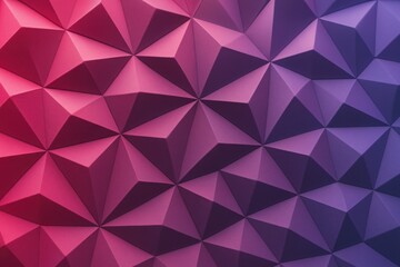 Obraz premium Red and Purple Low Poly Triangle Geometric Gradient with Modern Abstract Polygon Texture