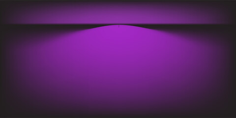 Abstract gradient podium background. Violet, purple and lilac empty 3d studio backdrop. Clean scene for product presentation mockup template. Vector illustration.