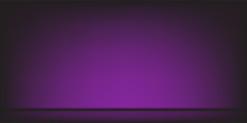 Abstract gradient podium background. Violet, purple and lilac empty 3d studio backdrop. Clean scene for product presentation mockup template. Vector illustration.