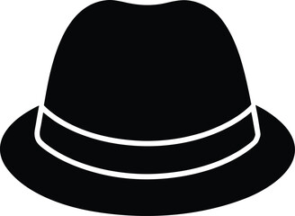 Hat cap headwear accessory clothing icon on white background
