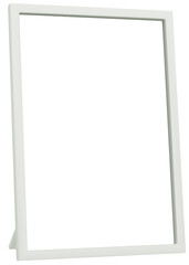 3D素材_写真立て_白