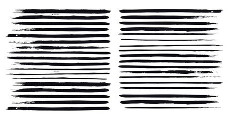 Beautiful Brushes vector collection. Grunge Elements - Brush strokes, ink paint brushes, grunge lines. Rectangle text box for social media and network. vector