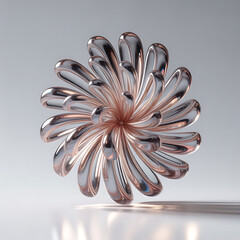 Floating Futuristic Energy Sculpture.generative ai

Short Description:A futuristic energy sculpture made of translucent layered glass in a helix shape, floating above a white background with premium s