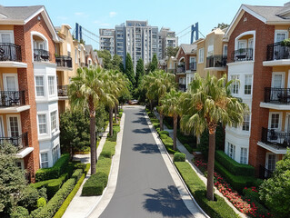 Naklejka premium Charleston South Carolina skyline