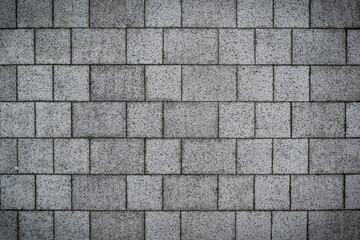 Naklejka premium gray brick rocks stone paved floor texture design