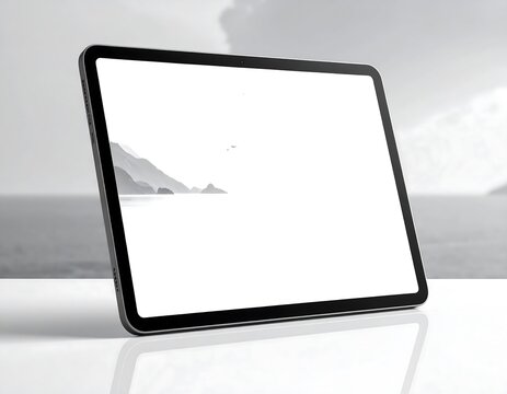 tablet pc with blank screen