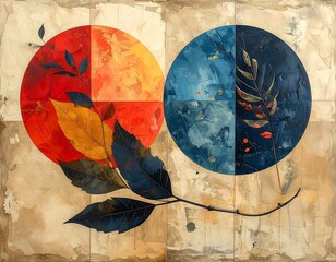 abstract grunge background with flag