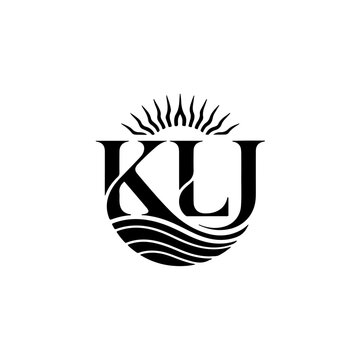 Ku logo with sun and waves