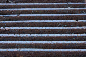 Holes rubber door mat for wiping foot with round holes texture asbtraction