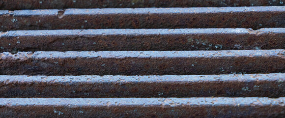 Holes rubber door mat for wiping foot with round holes texture asbtraction