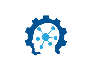 Tech, System, Men, Logo