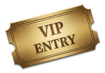 Exclusive VIP Entry Ticket for events, parties, concerts, or special occasions ensures premium access