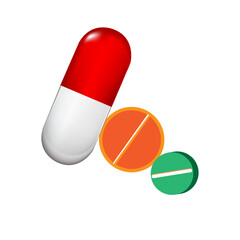 Medical icon 3d rendering illustration vector