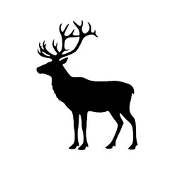 Reindeer Antlers Silhouette