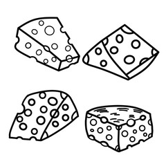 Cheese doodle pattern background. Cheese Seamless Pattern. Cheese background pattern. 