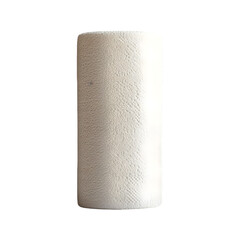 Detailed depiction of a paper towel with smooth edges and subtle shading, isolated on transparent background, PNG Cutout