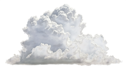 A detailed collection including a transparent pulled-pork sandwich, a vibrant rainbow arc, a rustic old hunting knife with a leather handle, and a versatile set of cats and clouds for creative design 