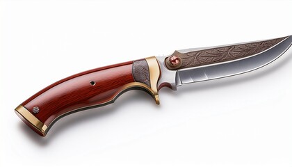 hunting knife isolated on white background transparent file type with high definition quality and vibrant color grading available