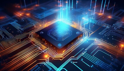 artificial intelligence chip enables fast data transmission and energy trading using advanced technology for efficient processing