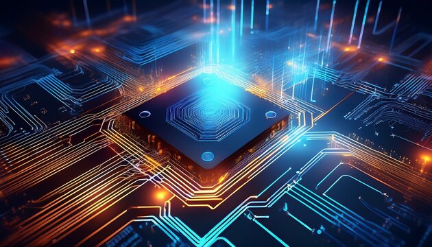 artificial intelligence chip enables fast data transmission and energy trading using advanced technology for efficient processing