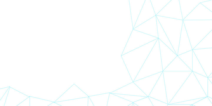 abstract pattern of interconnected nodes and lines in shades of teal and aquamarine. A digital network connection or scientific design with connection and network concept.