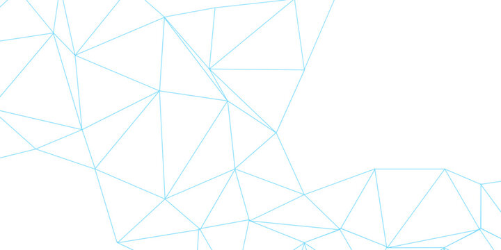 abstract pattern of interconnected nodes and lines in shades of teal and aquamarine. A digital network connection or scientific design with connection and network concept.