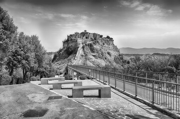 Historic Civita di Bagnoregio Perched on a Remote Italian Hilltop
