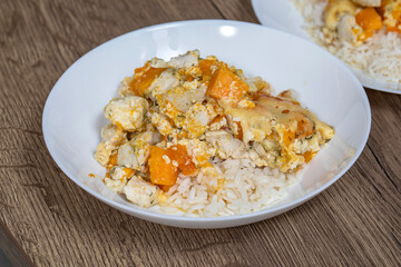 Homemade dish -  Chicken and Pumpkin Casserole