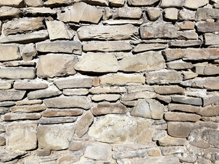 Ancient stone wall texture background.