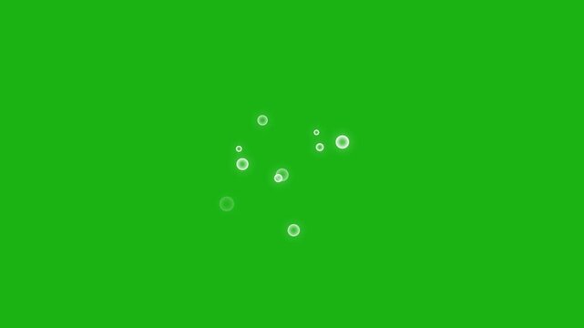  3D animation energy explosion Bokeh light, motion cartoon blinking shining dust trail loop FX flat vector doodle smoke bursts comic manga flashes