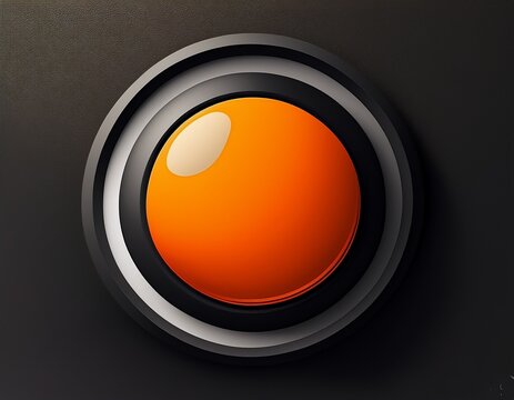 a modern black and white noise background with an orange button for an abstract and warm dark gradient