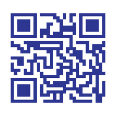 QR scanner vector illustration. Mobile scan outline sign isolated. Mobile phone with digital barcode reader for web link, app or online transaction vector. eps 10