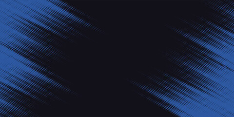 Halftone dots gradient grunge texture background blue and black color pattern. Dot pop art comic sport style vector illustration. grunge vector dots.eps10