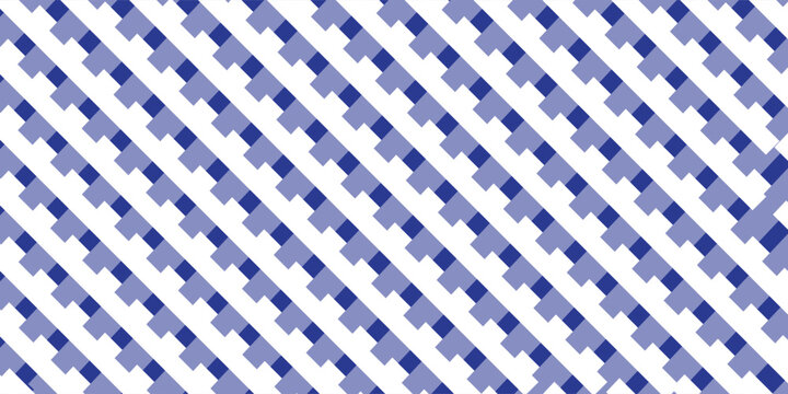 pola desain gingham biru, cocok untuk gaun, kertas, taplak meja, kemeja.
