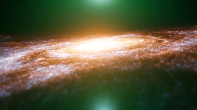 Celestial Canvas: An artistic portrayal of a spiral galaxy, where cosmic dust and vibrant stars coalesce to form a breathtaking spectacle.