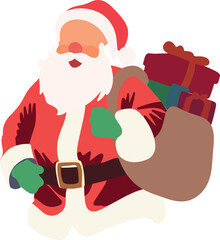 Santa Claus with Sack of Gifts