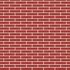 Fototapeta premium Seamless Red Brick Wall Texture Pattern Background for Architecture and Construction Design