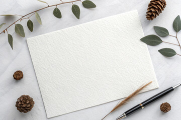 old paper notebook and pen