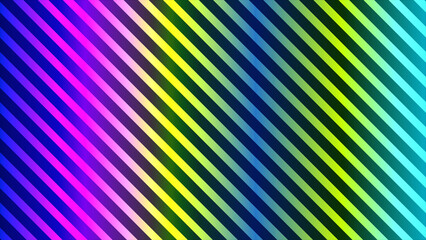 Vibrant diagonal stripes creating a colorful abstract background pattern