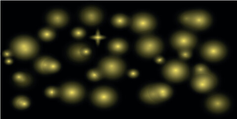 Bright golden Christmas lights background with glowing bokeh and holiday sparkle