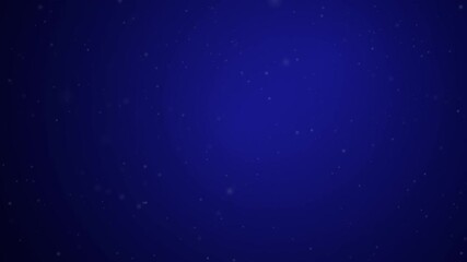 snowfall blizzard of small white snowflakes in a light gentle snowstorm with a dark royal blue background 4K animation - Powered by Adobe