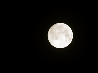 Vollmond am 5. November 2025 in der Uckermark