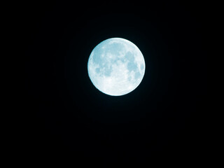 Vollmond am 5. November 2025 in der Uckermark