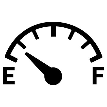 black fuel gauge empty indicator clip art preview