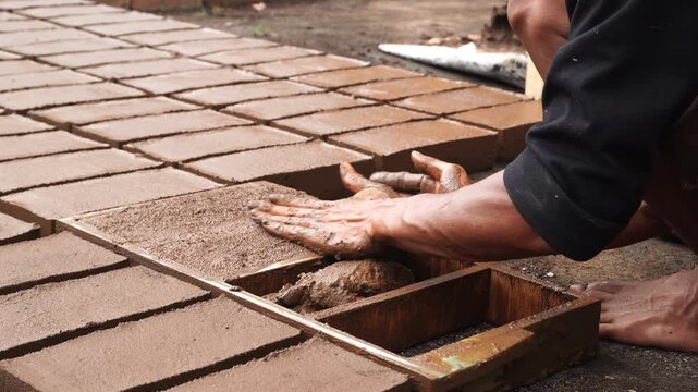 Manual Brick Production