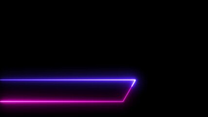 Lower third animation with black screen. Breaking News - Lower third live breaking news screen and seamless looping ticker with blank text boxes. 