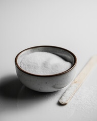 Skincare or culinary use with textured mineral granules