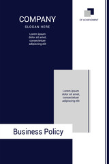 template cover design